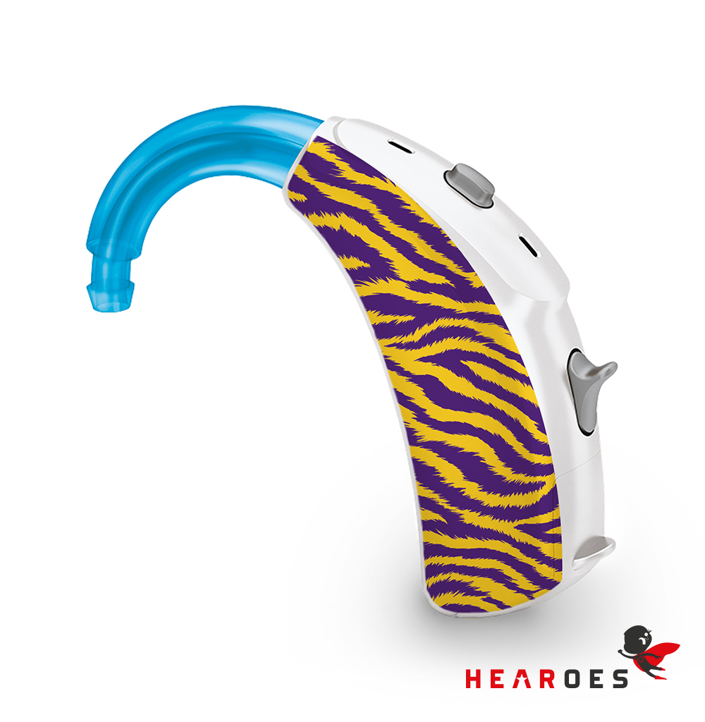 Hearing Aid Skins - Bayou Stripes