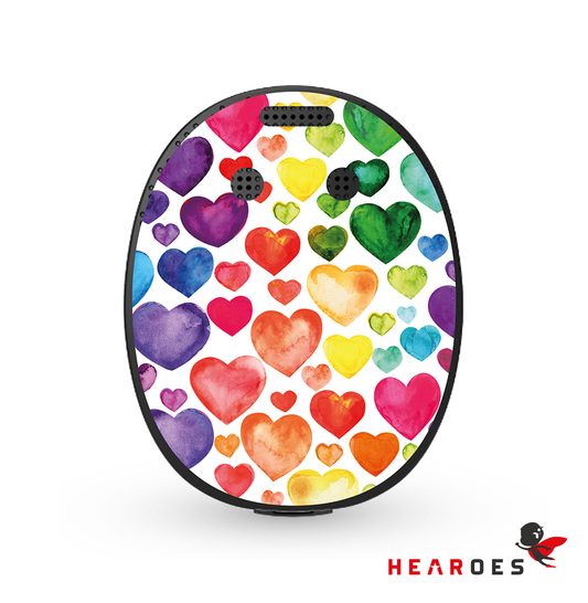 MED-EL SKINS - Rainbow Hearts