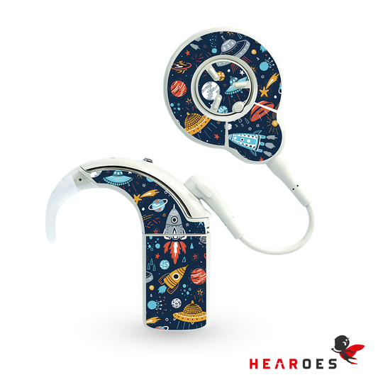 COCHLEAR SKINS - Space Rockets